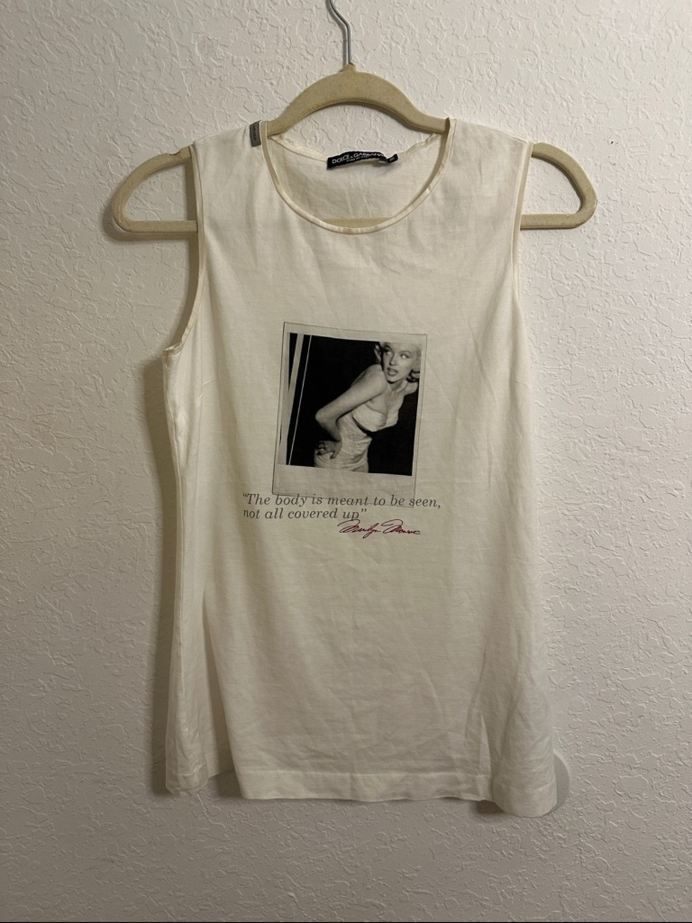 Dolce & Gabbana Marilyn Monroe Tank